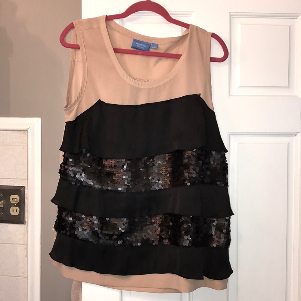 SimplyVera by Vera Wang Sequined Tank-top